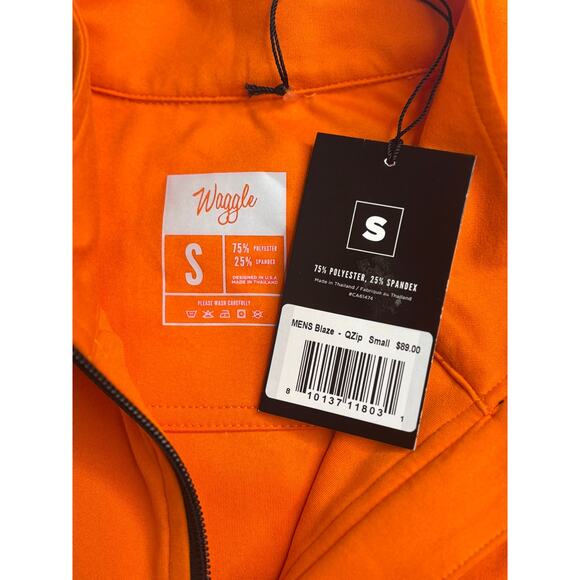 WAGGLE Men's Loosey Goosey Quarter Zip Pullover - Small - Picture 4 of 4